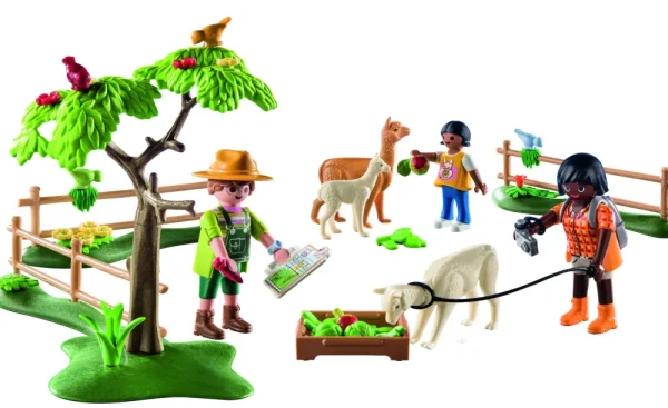 Cheap Country 71251 Passeggiata Con Gli Alpaca Per Bambini Dai 4 Anni In Su Set Costruzioni
