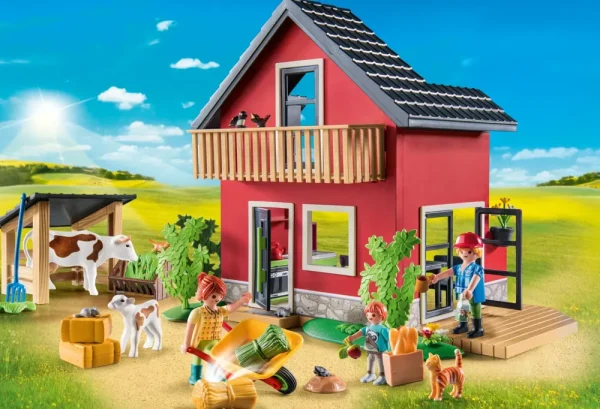 Hot Country 71248 Piccola Fattoria Per Bambini Dai 4 Anni In Su Set Costruzioni