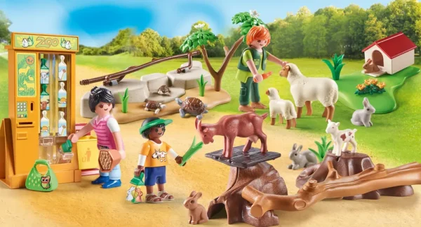Store Family Fun 71191 Lo Zoo Dei Piccoli Giocattolo Per Bambini Dai 4 Anni In Su Set Costruzioni