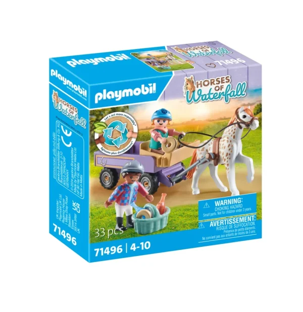 Fashion Horse Of Waterfall 71496 Carrozza Con Pony Per Bambini Dai 4 Anni Costruzioni Bambini