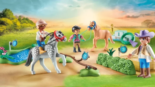 Hot Horse Of Waterfall 71495 Torneo Di Equitazione Dei Pony Per Bambini Dai 4 Anni Costruzioni Bambini