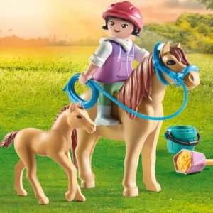 Flash Sale Horse Of Waterfall 71498 Bambina Con Pony E Puledro Per Bambini Dai 4 Anni Costruzioni Bambini