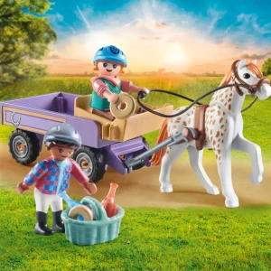 Fashion Horse Of Waterfall 71496 Carrozza Con Pony Per Bambini Dai 4 Anni Costruzioni Bambini