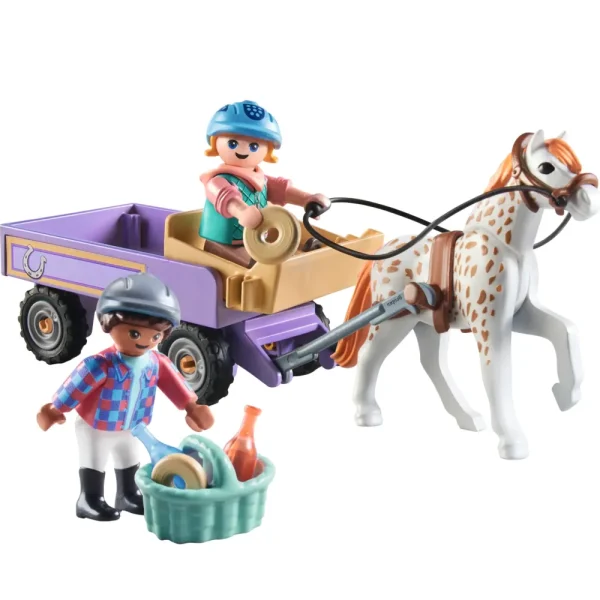 Fashion Horse Of Waterfall 71496 Carrozza Con Pony Per Bambini Dai 4 Anni Costruzioni Bambini