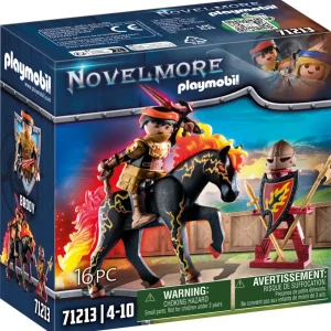 New Novelmore 71213 Guerrieri Di Burnham Cavaliere Di Fuoco, Giocattolo Per Bambini Dai 4 Anni In Su Set Costruzioni