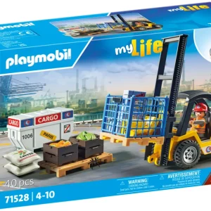 Cheap Promo Pack 71528 Carrello Elevatore Per Bambini Dai 4 Anni Costruzioni Bambini