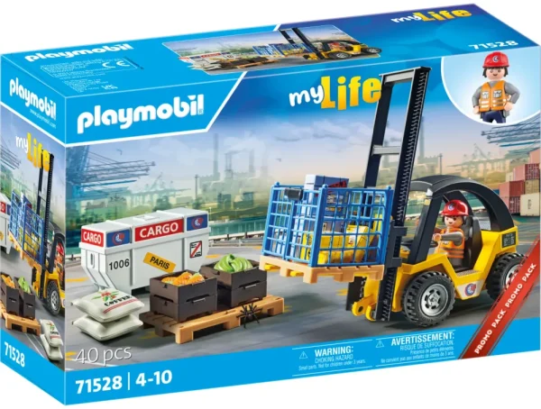 Cheap Promo Pack 71528 Carrello Elevatore Per Bambini Dai 4 Anni Costruzioni Bambini