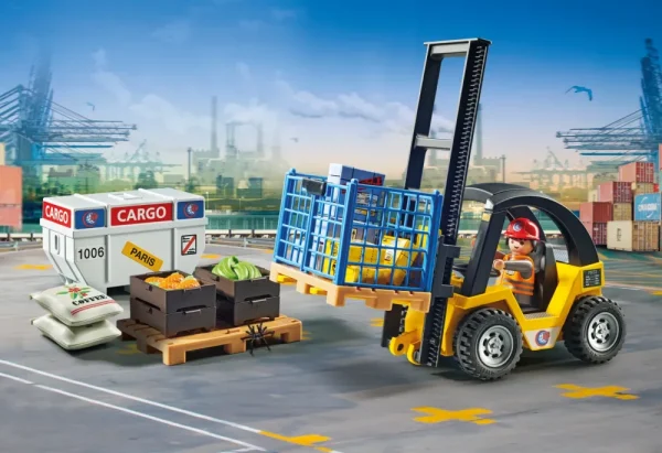 Cheap Promo Pack 71528 Carrello Elevatore Per Bambini Dai 4 Anni Costruzioni Bambini