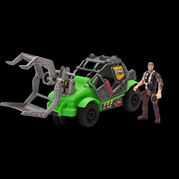 Store Playset Dinosauro Con Veicolo Action Figures