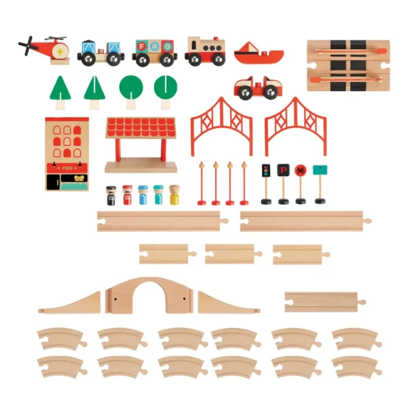 Sale Playset Trenino Con Pista E Citta Mondi Immaginari