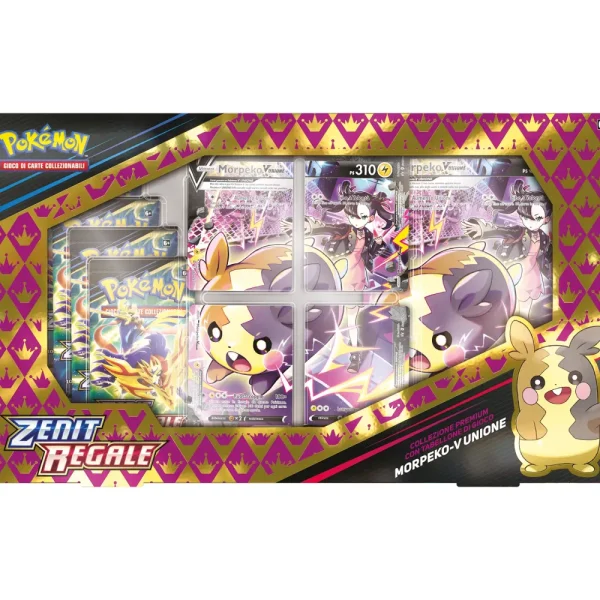 Best Sale Collezione Premium Spada E Scudo 12.5 Zenit Regale Morpeko V-Union Giochi Di Carte