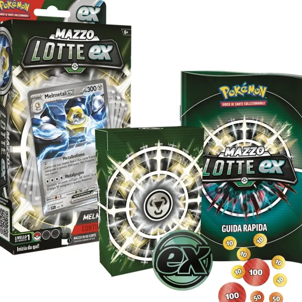 Store Mazzi Lotte Ex Melmetal-Ex E Houndoom-Ex Giochi Di Carte