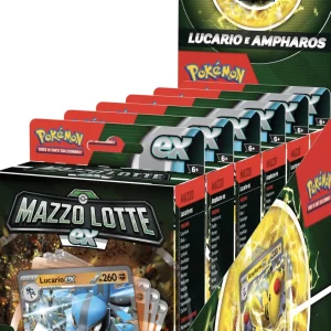 Best Mazzo Lotte Ex Ampharos-Ex / Lucario-Ex Giochi Di Carte