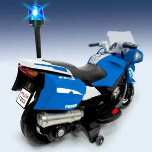 Best Sale Polizia Di Stato Moto 12V, Moto Elettrica Polizia Di Stato Con Luci E Suoni, Per Bambini/E Da 3 Anni Cavalcabili Elettrici