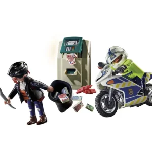 Best Sale Poliziotto In Moto E Ladro Set Costruzioni
