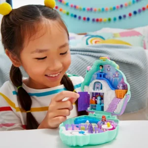 Best Sale Cofanetto Dolce Pinguino, Playset Da Viaggio Con Esterno Interattivo, 2 Micro Bambole E 12 Accessori Inclusi Mini Dolls