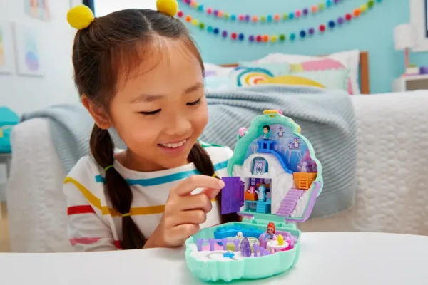 Best Sale Cofanetto Dolce Pinguino, Playset Da Viaggio Con Esterno Interattivo, 2 Micro Bambole E 12 Accessori Inclusi Mini Dolls