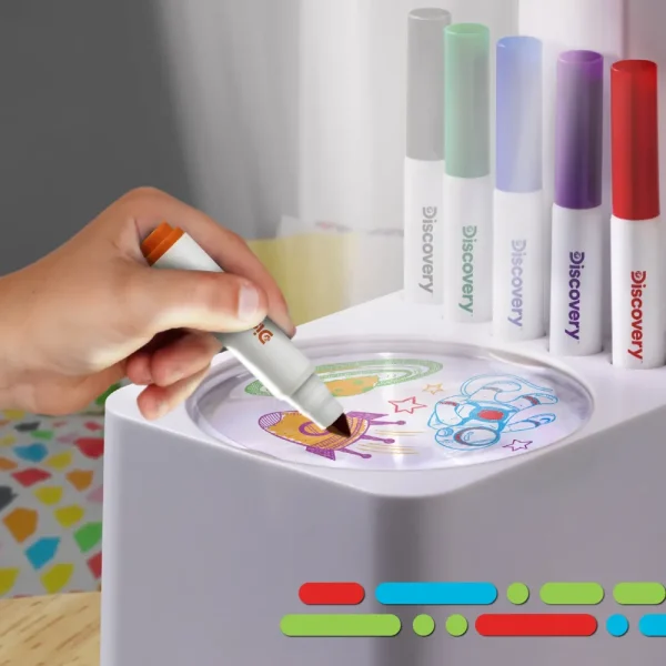Discount Proiettore Per Disegni Giocattolo Con 6 Pennarelli Colorati Kit Artistici E Pittura