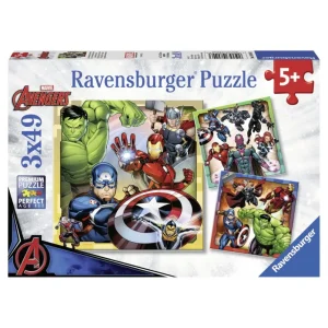 New 3 Puzzle 49 Pezzi Avengers Puzzle Per Bambini