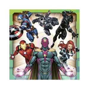 New 3 Puzzle 49 Pezzi Avengers Puzzle Per Bambini