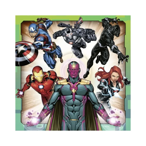 New 3 Puzzle 49 Pezzi Avengers Puzzle Per Bambini