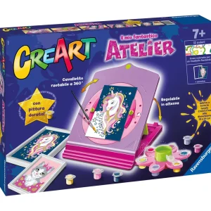 Clearance Ravensburger Per Bambini, Kit Per Dipingere Con I Numeri, 7+, Atelier Unicorn Kit Artistici E Pittura