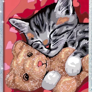 Cheap Ravensburger Serie D: Gattino E Il Suo Orsetto, Kit Per Dipingere Con I Numeri, Contiene Una Tavola Prestampata, Pennello, Colori E Accessori, Gioco Creativo Per Bambini 9+ Anni Kit Artistici E Pittura