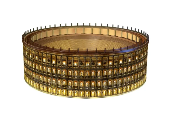 Shop Colosseo Night Edition, Roma, 216 Pezzi, 10+ Anni Puzzle 3D