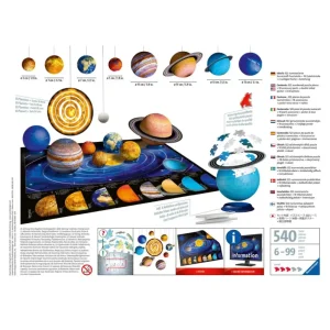 Cheap Il Sistema Planetario, 540 Pezzi, 6+ Anni Puzzle 3D