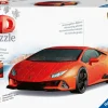 New Lamborghini Huracan Evo Arancione, 108 Pezzi, 8+ Anni Puzzle 3D