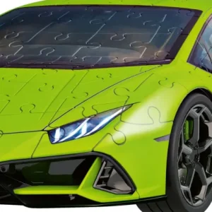 Best Lamborghini Huracan Evo Verde, 108 Pezzi, 8+ Anni Puzzle 3D