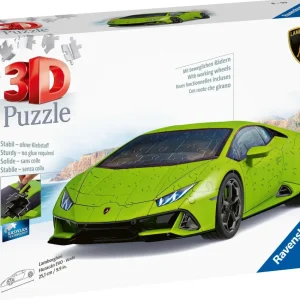 Best Lamborghini Huracan Evo Verde, 108 Pezzi, 8+ Anni Puzzle 3D