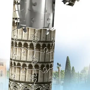 New Mini Torre Di Pisa, 54 Pezzi, 8 Anni Puzzle 3D
