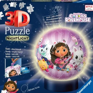 Discount Nightlamp Gabby'S Dollhouse, Night Lamp, 72 Pezzi, 6+ Anni Puzzle 3D