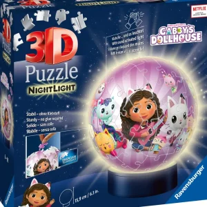 Discount Nightlamp Gabby'S Dollhouse, Night Lamp, 72 Pezzi, 6+ Anni Puzzle 3D