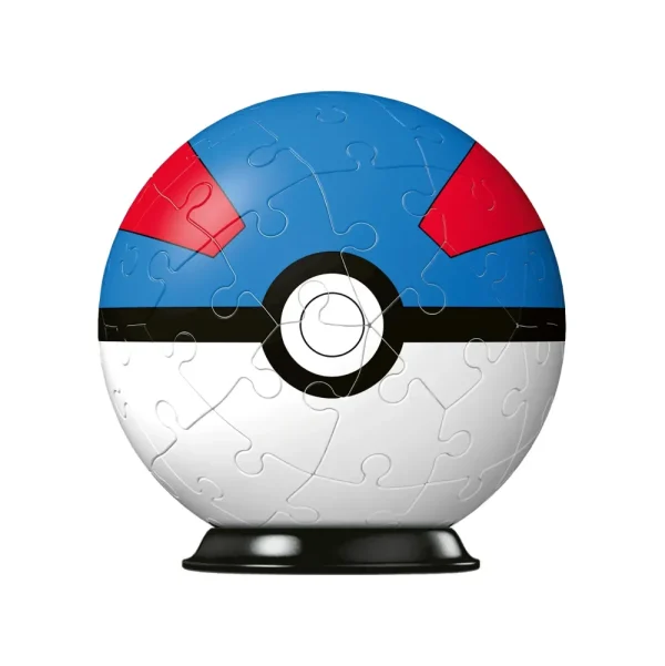 Discount Ravensburger 3D Puzzle Pokeball Blu E Rossa, 54 Pezzi, 6+ Anni Puzzle 3D