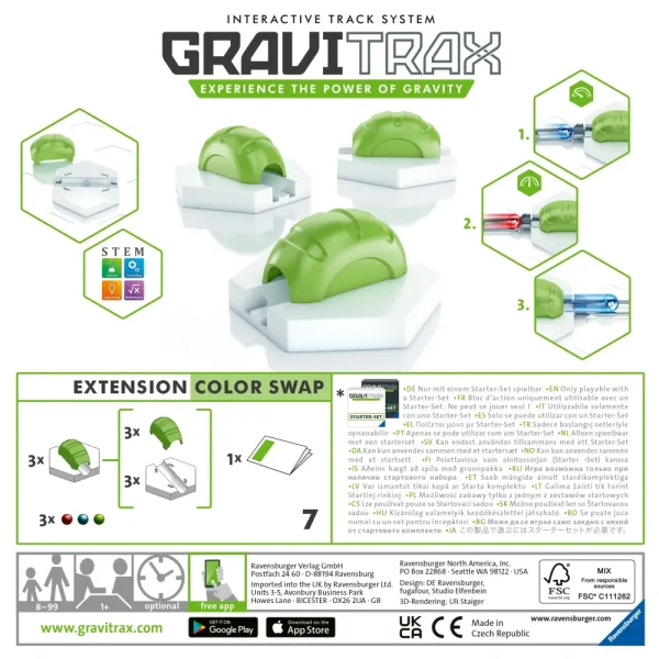 Store Ravensburger Color Swap, Gioco Innovativo Ed Educativo Stem, 8+, Accessorio Giochi Di Strategia