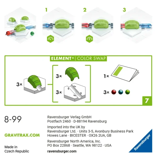 Best Ravensburger Color Swap, Gioco Innovativo Ed Educativo Stem, 8+ Anni, Accessorio Giochi Di Strategia