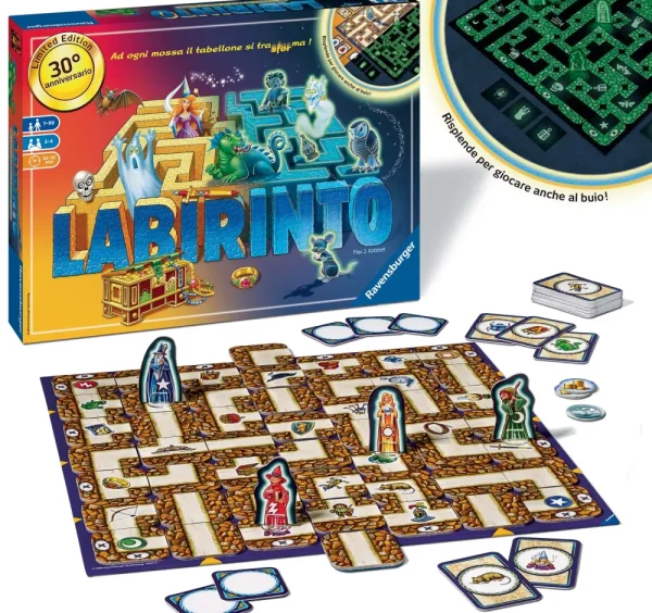 Sale Labirinto Magico Glow In The Dark, Gioco Da Tavolo, Da 2 A 4 Giocatori, 7+ Anni Giochi In Scatola Per Famiglia