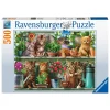 Best Sale Puzzle 500 Pezzi Gatto Sullo Scaffale Puzzle 500 Pezzi