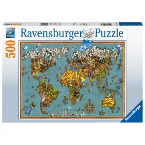 Discount Puzzle 500 Pezzi Mondo Di Farfalle Puzzle 500 Pezzi