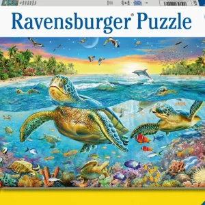 New Puzzle 100 Pezzi Tartarughe Marine Puzzle Per Bambini