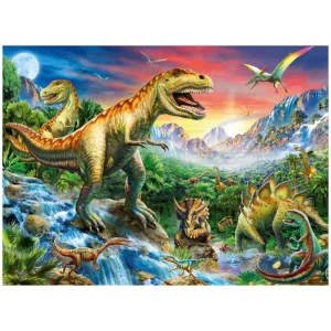 Cheap Puzzle 100 Pezzi Xxl L'Era Dei Dinosauri Puzzle Per Bambini