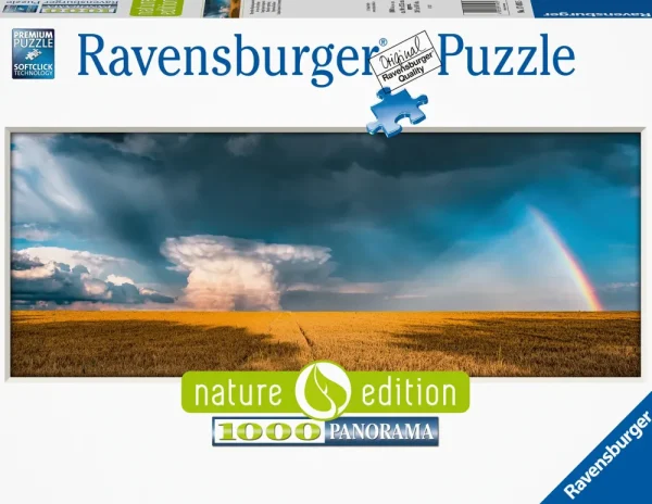 Best Puzzle Campi Dopo La Tempesta, Collezione Lost Places, 1000 Pezzi, Puzzle Adulti Puzzle 1000 Pezzi