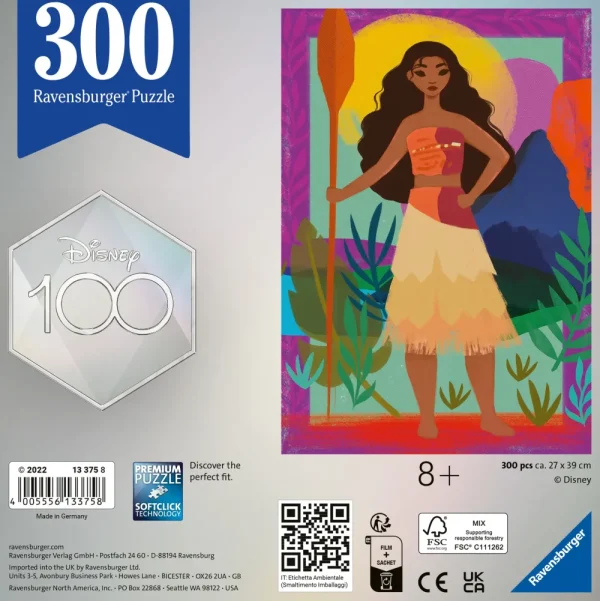 Shop Ravensburger Puzzle Disney Oceania, 300 Pezzi, 8+, Limited Edition Disney 100 Puzzle Per Bambini
