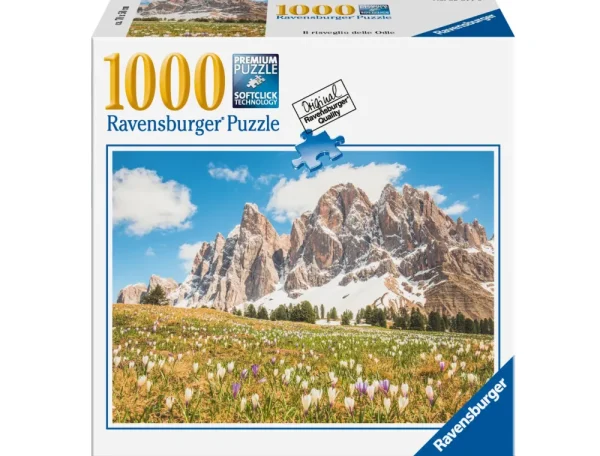 Online Puzzle Dolomiti, Collezione Meraviglie Italiane, 1000 Pezzi, Puzzle Adulti Puzzle 1000 Pezzi