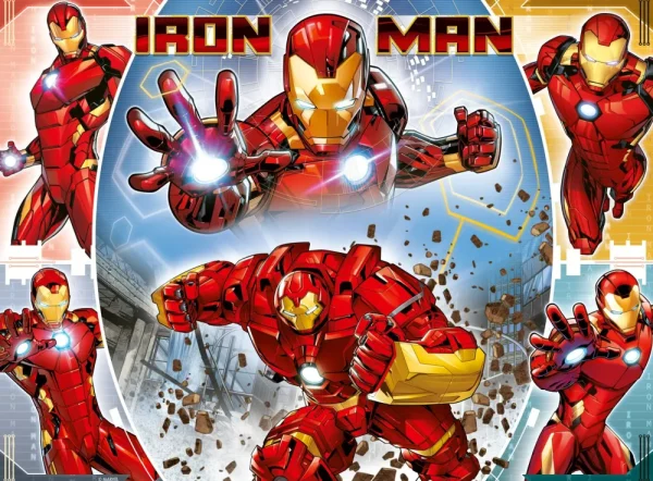 Best Puzzle Iron Man, 100 Pezzi Xxl, Eta Raccomandata 6+ Anni Puzzle Per Bambini