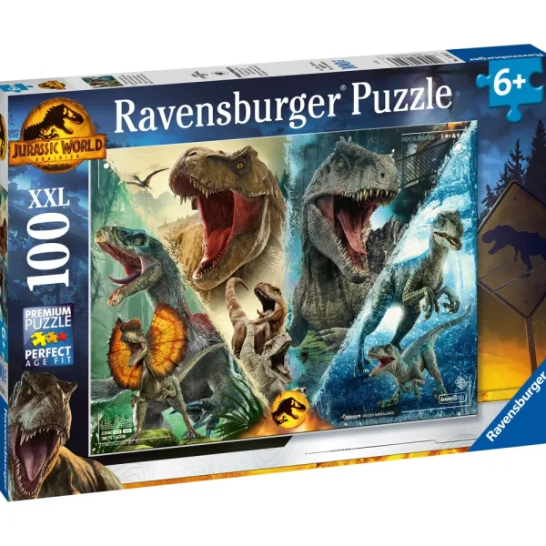 Cheap Puzzle Jurassic World, 100 Pezzi Xxl, Eta Raccomandata 6+ Anni Puzzle Per Bambini