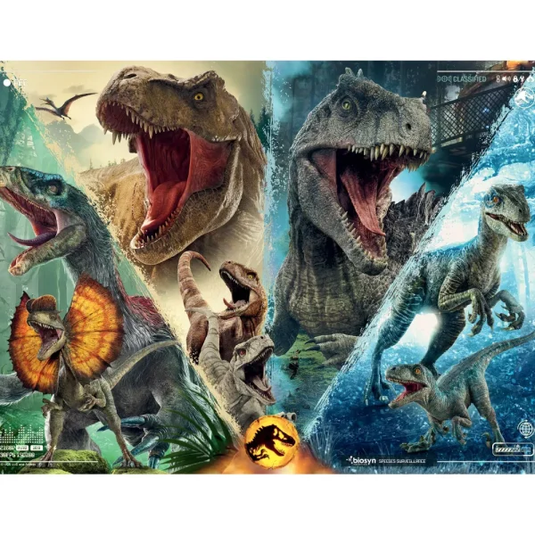 Cheap Puzzle Jurassic World, 100 Pezzi Xxl, Eta Raccomandata 6+ Anni Puzzle Per Bambini