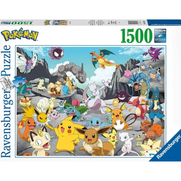 Outlet Puzzle Per Adulti 1500 Pezzi Pokemon Dimensione Puzzle: 80 60 Cm. Puzzle 1000 Pezzi